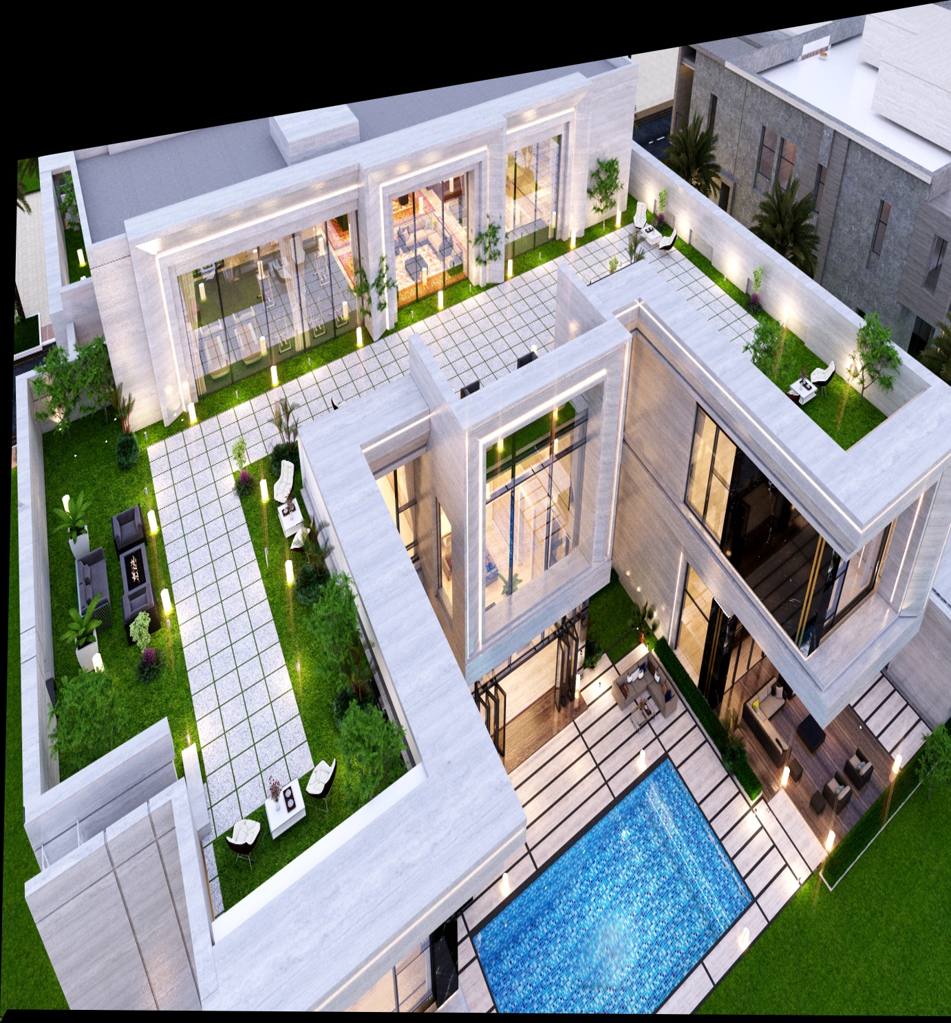 G+2 VILLA + SERVICE BLOCK